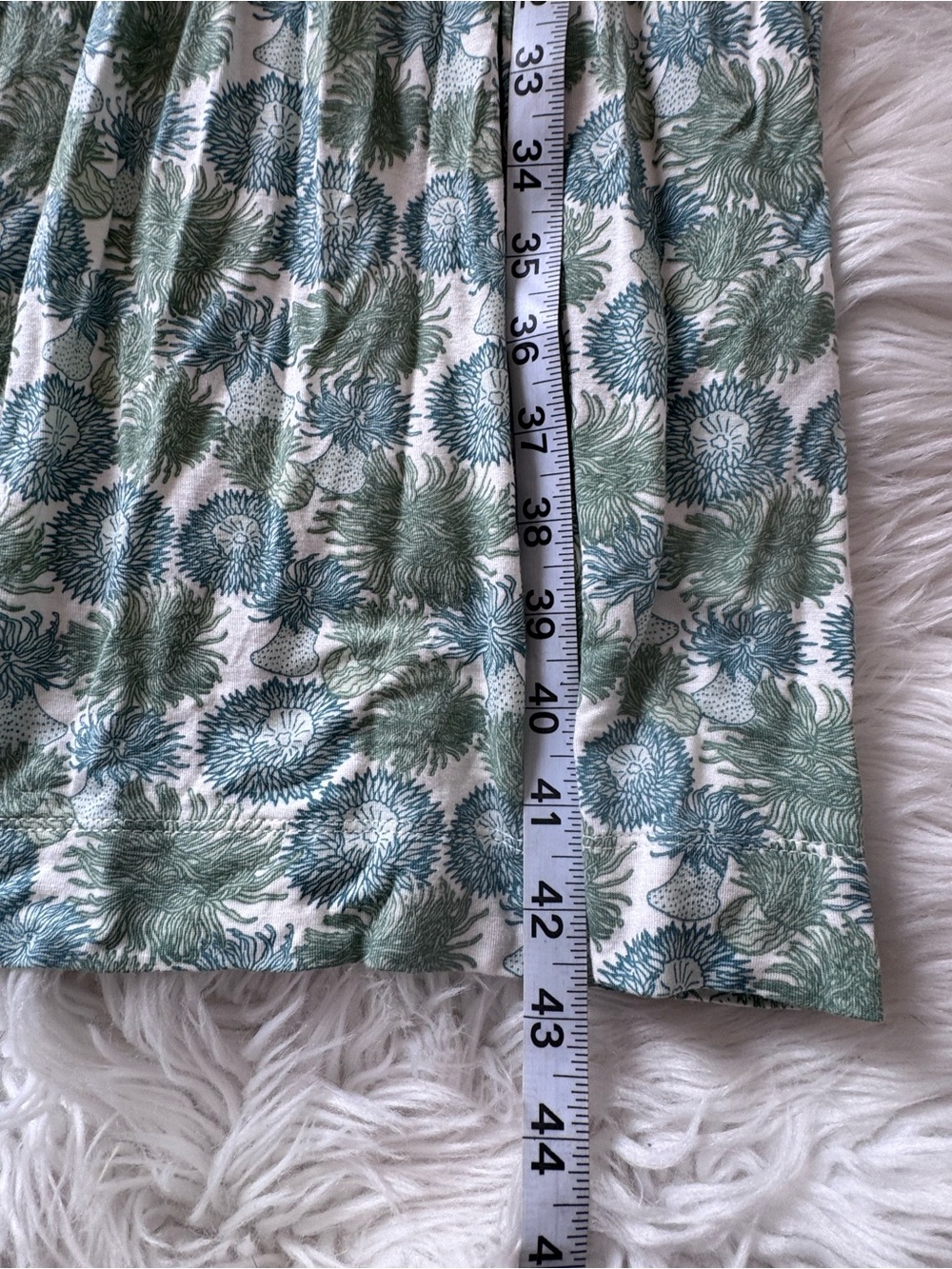 Kate Quinn Floral Ruffle-Shoulder Midi Dress in Sage Green - Picture 9 of 9